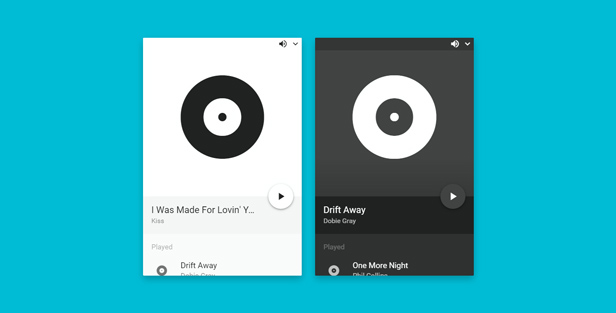 Kast - Themes | shoutcast radio player | material design